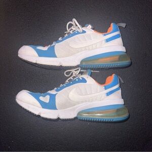 Size 9.5 Men's Nike Air Max 270 Futura White A01569-100 Shoes Orange Blue